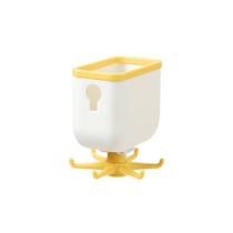 Suporte Organizador De Utensilios Gancho Giratorio De Parede Cor:Amarelo Suporte Organizador De Utensilios Gancho Giratorio De Parede Cor:Amarelo