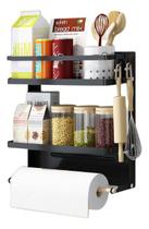 Suporte Organizador Magnético Porta-temperos Para Geladeira