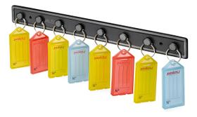 Suporte Organizador MAXCRIL Chave 8 Chaveiros Sortidos - 10180001