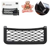 Suporte organizador multiuso rede elastico para carros 19x8cm Suporte organizador multiuso rede elastico para carros 19x8cm