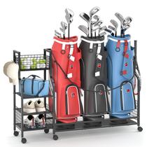 Suporte organizador para bolsas de golfe DAOUTIME para 3 bolsas