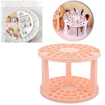 Suporte Organizador Para Pincel Make Redondo 49 Cavidades Suporte Organizador Para Pincel Make Redondo 49 Cavidades