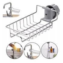 Suporte Organizador Pia E Chuveiro Inox Porta Detergente Esponja Shampooo Rack Multiuso Cozinha