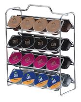 Suporte Organizador Porta 32 Cápsulas Café Dolce Gusto Cromado - 1145 Future