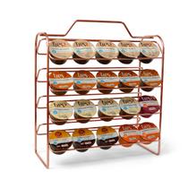 Suporte Organizador Porta 40 Cápsulas Três 3 Corações - Cobre