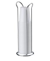 Suporte Organizador Porta Copos Descartáveis 200ml Aço Cromado 1148 - Future