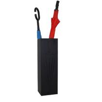 Suporte Organizador Porta Guarda Chuva Desenho Clássico Preto de aço 50x16cm - Geguton