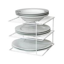 Suporte Organizador Pratos Dicarlo Quadrado - Branco