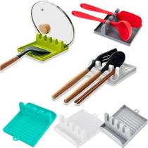 Suporte Organizador Silicone Tampa Cozinha Talheres