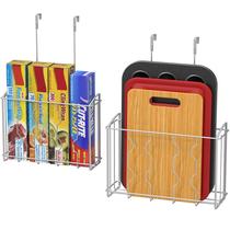 Suporte Organizador Simple Houseware 2 unidades Aço Prateado Suporte Organizador Simple Houseware 2 unidades Aço Prateado