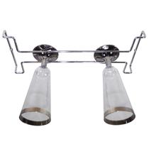 Suporte Organizador Taças Reto 25cm Cromado Jomer 4350 Suporte Organizador Taças Reto 25cm Cromado Jomer 4350