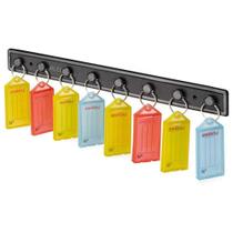 Suporte orgnaizador de chaves c/8 chaveiros - waleu