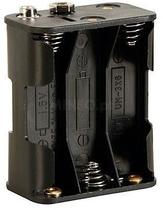 Suporte p/ 6 pilhas aa com clip Suporte p/ 6 pilhas aa com clip