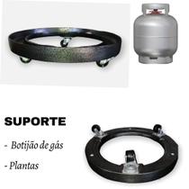 Suporte P/ Botijão De Gás Reforçado Em Alumínio Grosso - FUNDITEX