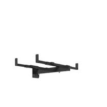 Suporte p/ Forno Micro-ondas Preto-SBR3.4 c/ ajuste largura