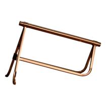 Suporte p/Garrafa de Vinho Metal Dourado European 37x20x24cm