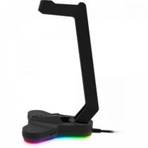 Suporte p/ Headset RGB VICKERS Preto FORTREK G