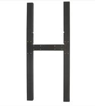 Suporte p/ lixeira de madeira plastica 94 litros - 70 cm fixo