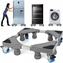 Suporte P/ Maquina Lavar, Lava Louca, Geladeira, Cervejeira Lava-Seca 8 Pés 4 Rodas, Envio Imediato