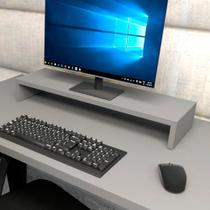 Suporte p/ Monitor MDF Mesa de Escritório 70cm x 20cm CS F5