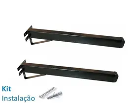 Suporte P/pia Parafusar Preto 40cm.2peças+buchas/ Parafusos Suporte P/pia Parafusar Preto 40cm.2peças+buchas/ Parafusos
