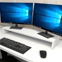 Suporte p/ Telas MDF Mesa Escritório 80cm x 20cm Branco F5