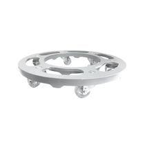 Suporte P/ Vaso 30cm Rodízio Silicone Em Gel Até 170kg