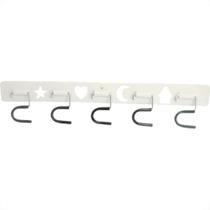 Suporte P/Vassoura C/5 Ganchos -804