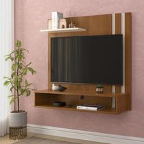 Suporte Painel Rack Pra Tv Sala Até 32 Polegadas Smart Plus Cedro