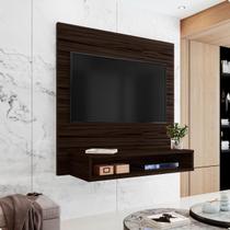 Suporte Painel Tv Quarto Sala Painel Prateleira Até 32 Polegadas malbec Suporte Painel Tv Quarto Sala Painel Prateleira Até 32 Polegadas malbec