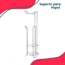 Suporte Papel Higiênico - 4 Rolos - Aço Inox - Dolce Home