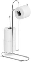 Suporte Papel Higiênico Aço Cromado Premium de Chão Suporte Papel Higiênico Aço Cromado Premium de Chão