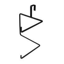 Suporte papel higienico caixa acoplada horizontal preto 980007- BELFIX