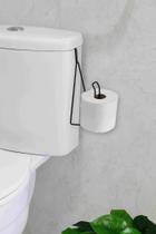 Suporte papel higienico caixa acoplada vertical preto 980107 - BELFIX Suporte papel higienico caixa acoplada vertical preto 980107 - BELFIX