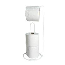 Suporte Papel Higiênico De Chão Banheiro Preto Branco Prateado Suporte Papel Higiênico De Chão Banheiro Preto Branco Prateado