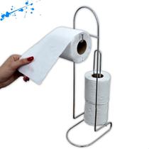 Suporte Papel Higiênico De Chão Para papel Higiênico Linha Luxo 4 Rolos