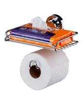 Suporte Papel Higiênico Porta Objetos Ventosa Suporte Papel Higiênico Porta Objetos Ventosa