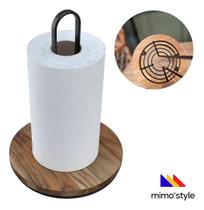 Suporte Papel Toalha Acácia Wood 31cm Mimo Style Suporte Papel Toalha Acácia Wood 31cm Mimo Style
