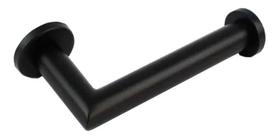 Suporte Papeleira De Parede Inox Preto Hortência