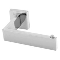 Suporte Papeleira Porta Papel Higiênico Inox 304 Quadrada