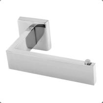 Suporte Papeleira Porta Papel Higiênico Inox 304 Quadrada