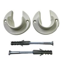 Suporte Par Kit Flange Varias Cores Para Varão 19mm Suporte Par Kit Flange Varias Cores Para Varão 19mm