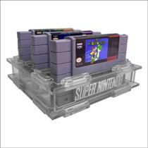 Suporte para 05 cartucho Super Nintendo padrão Americano - Fita Super Nintendo - MK Displays