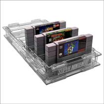 Suporte para 10 cartucho Super Nintendo padrão Americano - Fita Super Nintendo - MK Displays