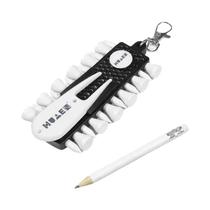 Suporte Para 12 Tees De Golfe Com Garfo Verde E Lápis, Dispositivo De Armazenamento Portátil,