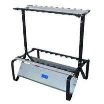 Suporte Para 20 Varas De Pesca Organizador Expositor De Chao