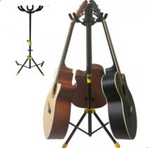 Suporte Para 3 Instrumentos Violão Guitarra Baixo com Altura Ajustável