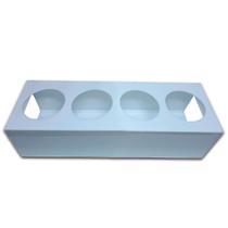 Suporte para 4 bisnagas originais fifo 473 ml acrílico branco