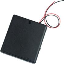 Suporte para 4 Pilhas AA com Tampa + Chave Botão ON/OFF Suporte para 4 Pilhas AA com Tampa + Chave Botão ON/OFF