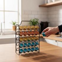 Suporte para 50 Cápsulas Nespresso Branco Design Sofisticado e Funcionalidade Porta Cápsula Nespresso